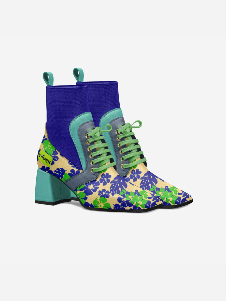 BYMANYC ® NYC Times Square Pulse: Vegan Women's Booties of Intense Luxury-1