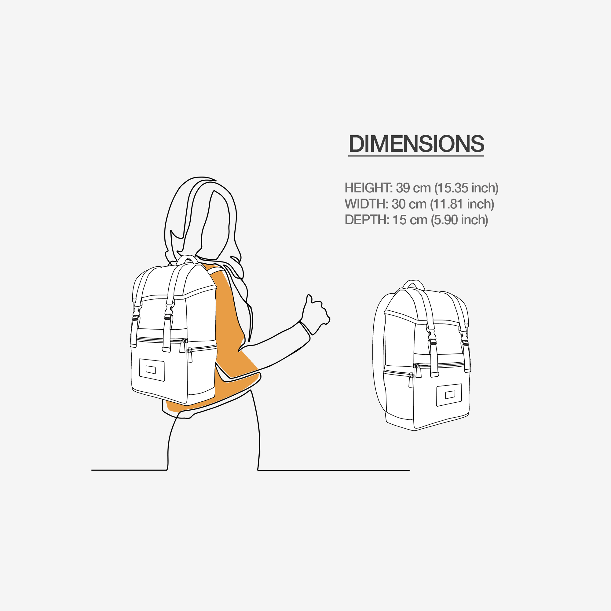 BYMANYC ® New York – NYC COUTURE Backpack in Zebra Print &amp; Neon Yellow-4