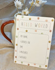 Baby Milestone Cards