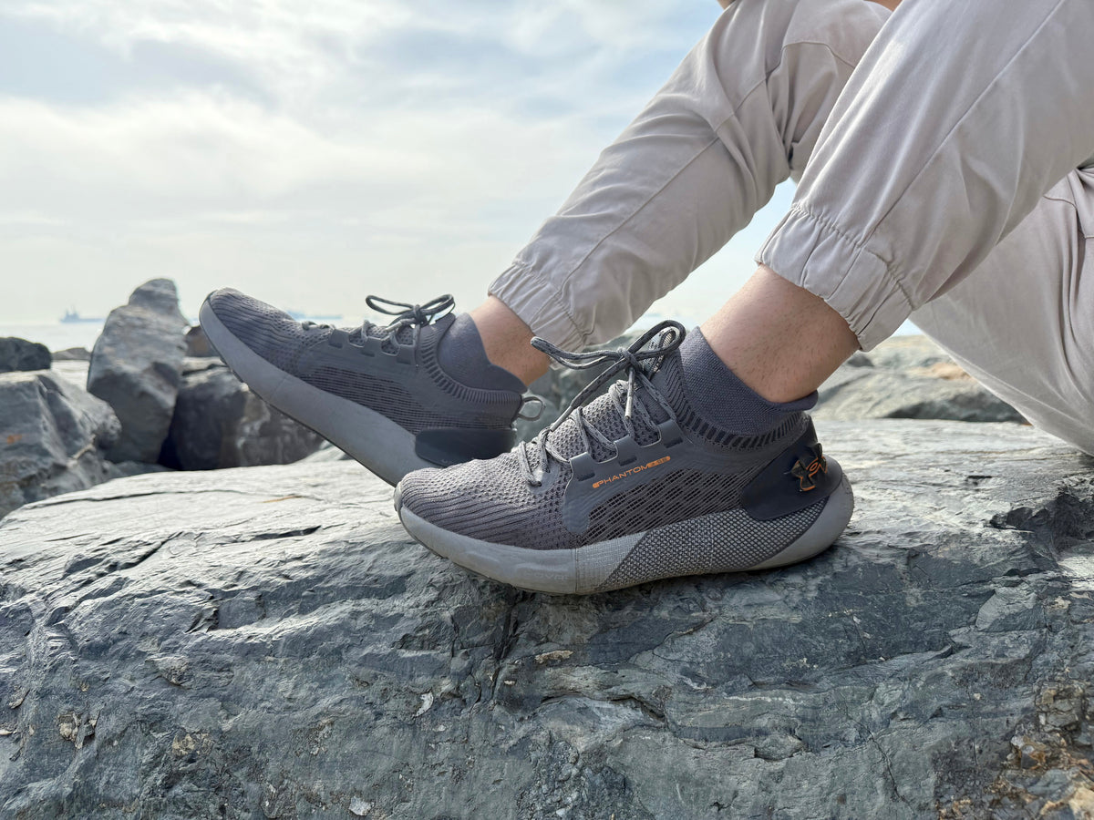 Bamboo Trainer Socks - Classic Dark Grey - 5 Pack