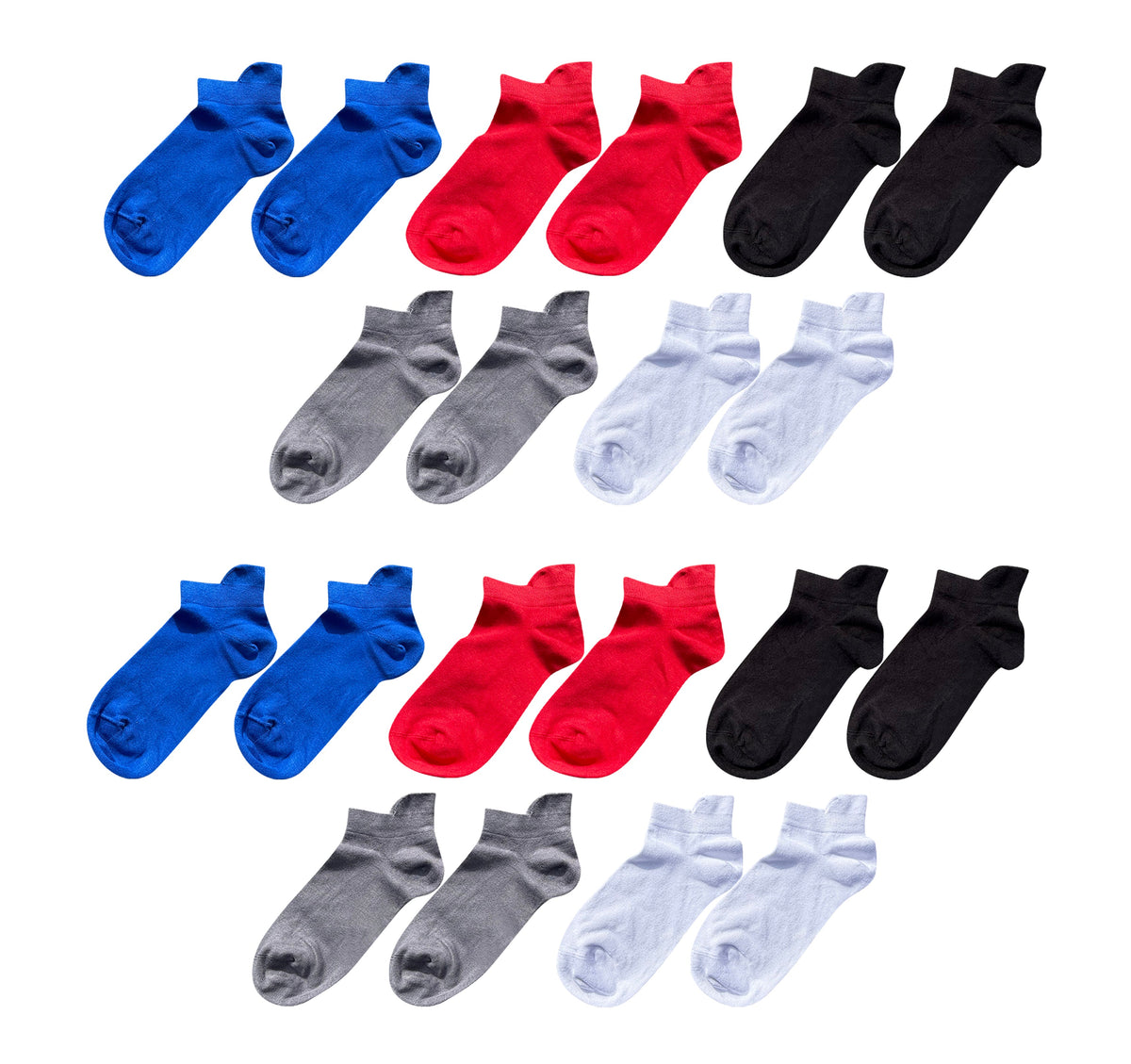 Bamboo Trainer Socks - 10 Pack