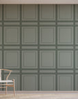 Minimal 3D Faux Wood Panel Wallpaper