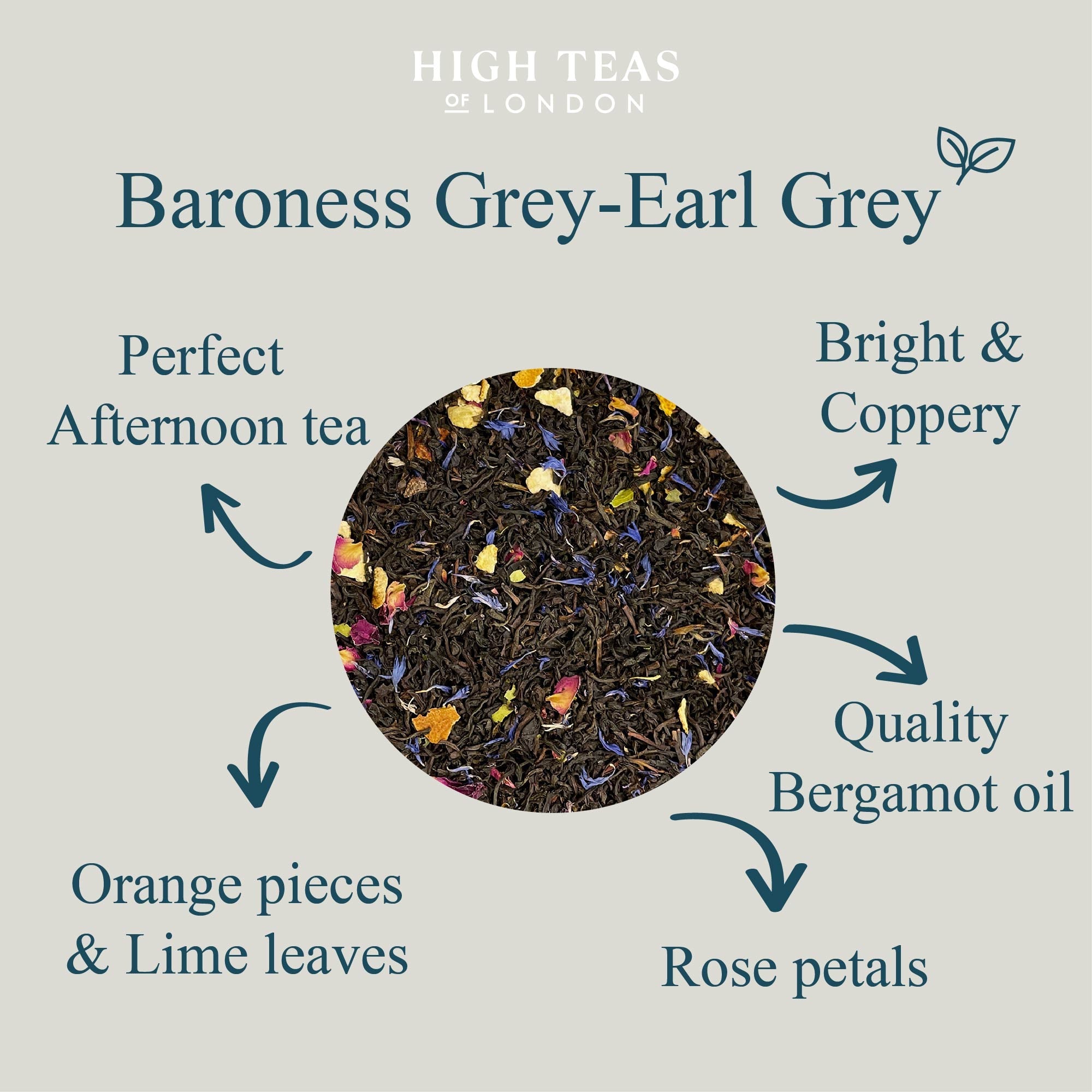 Baroness Grey Citrus Earl Grey Loose Leaf Tea