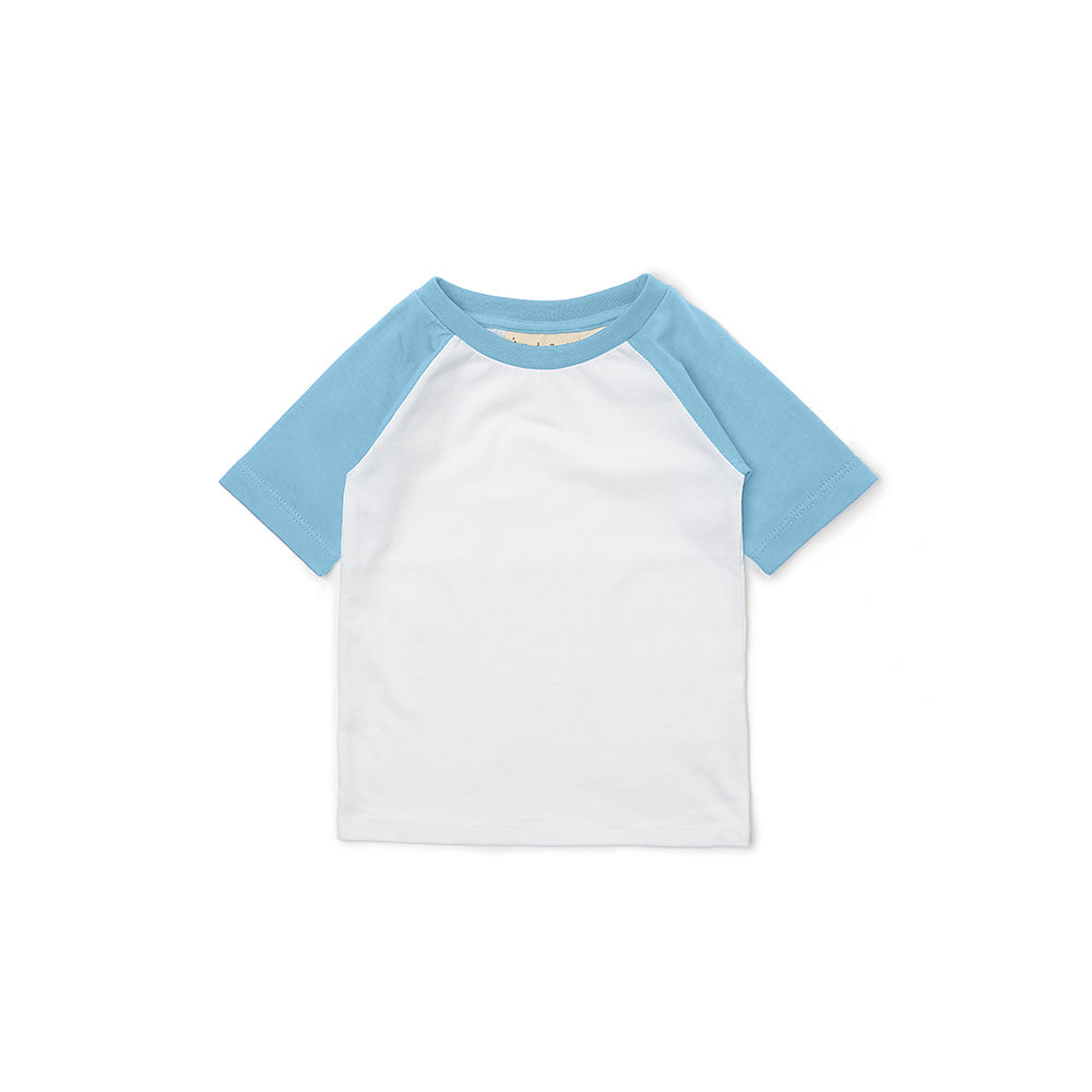 Baseball Tee Short Sleeve - Blue
