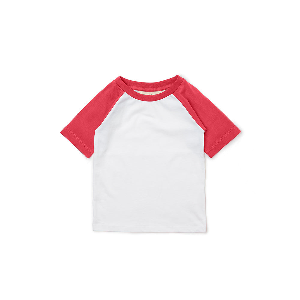 Baseball Tee Short Sleeve - Red
