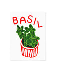 Basil Herb print from an original painting, choice of sizes, available framed and unframed