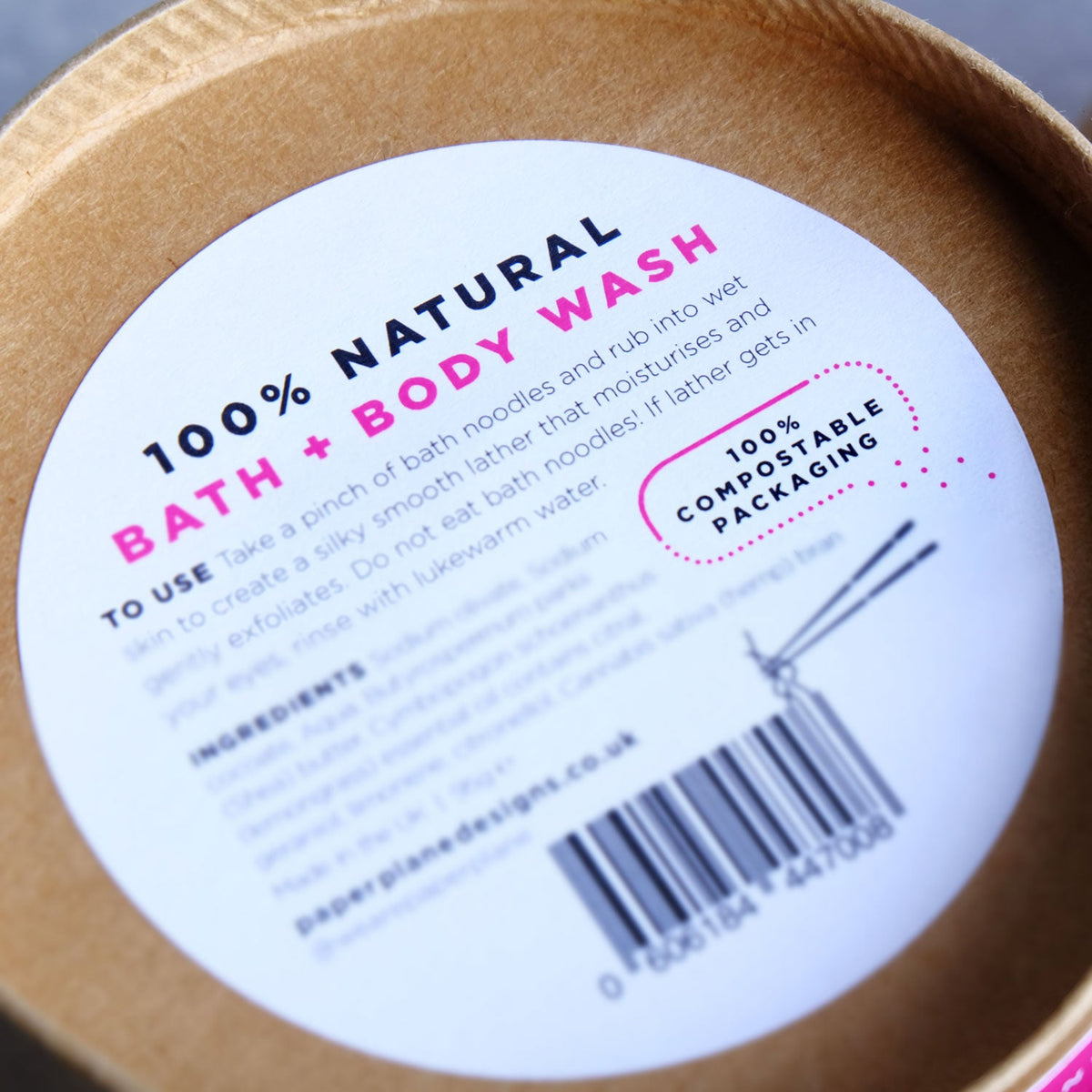 Bath Noodles - 100% natural and vegan body wash