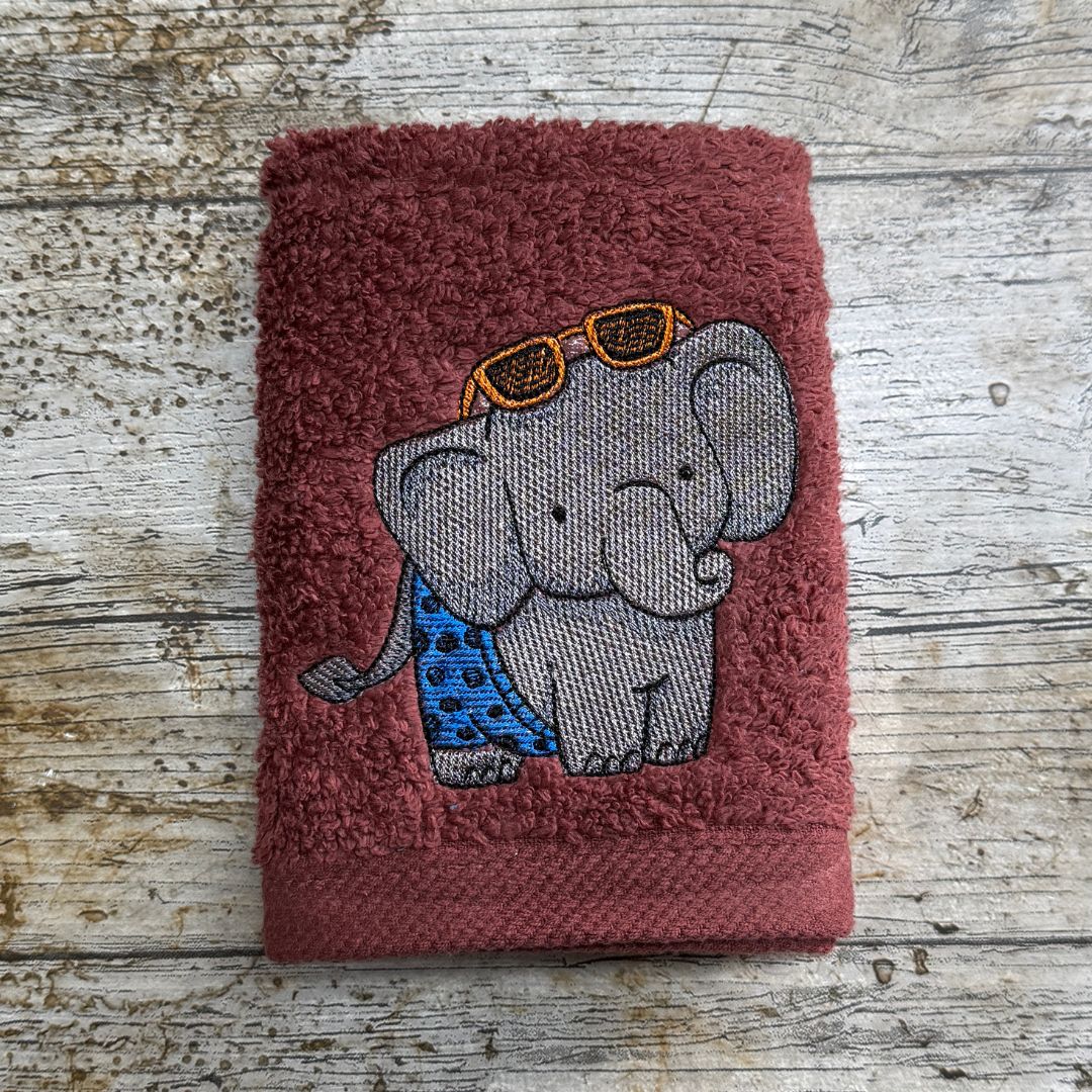 Beach Elephant Face Cloth