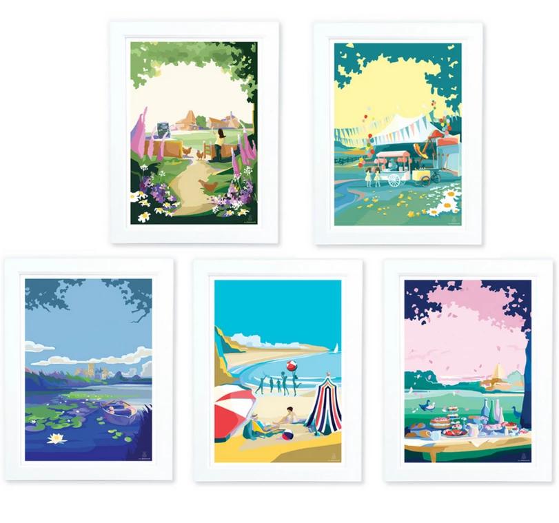 A Breath of French Air A4 Print