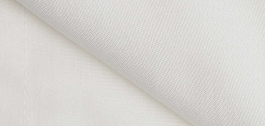 Luxury white organic cotton percale duvet cover, premium 100% extra long staple cotton, breathable and durable, stylish king or double size by Karpāsa London at brixbailey.com