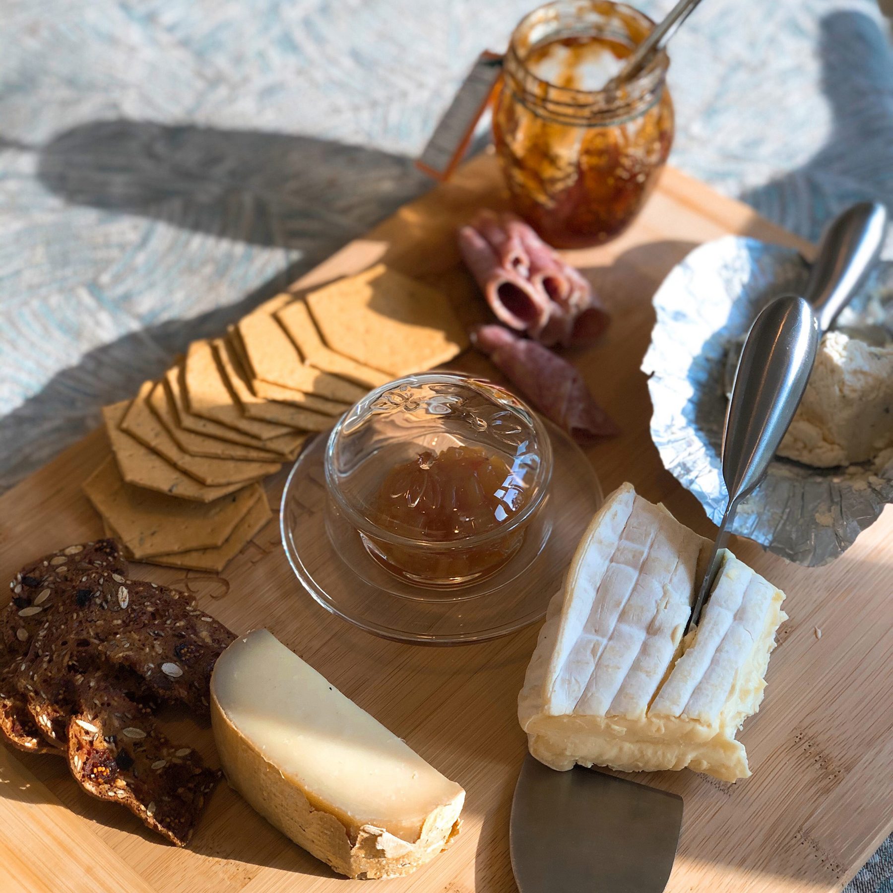 Glass Bee Butter Dish Set