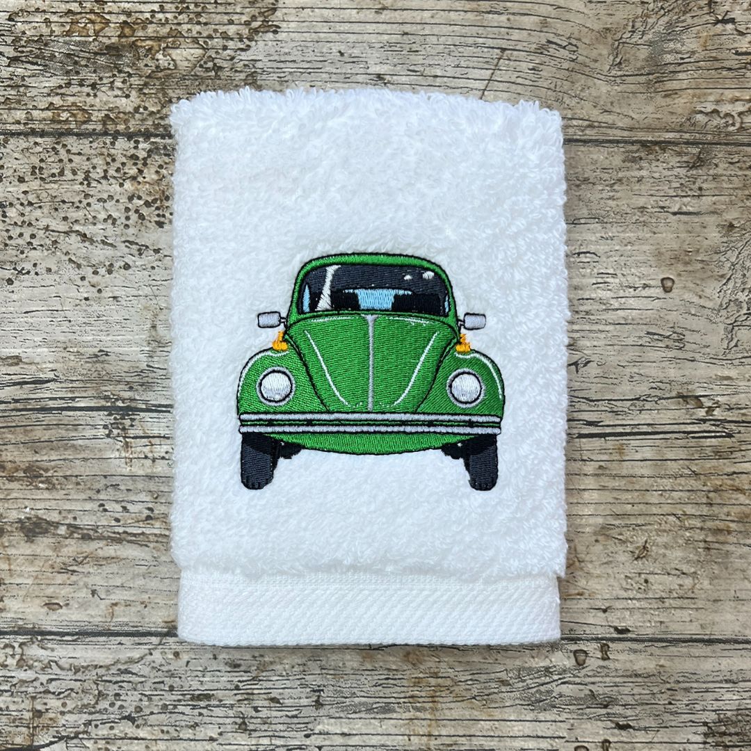Beetle Car Face Cloth