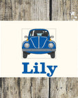 Beetle Car Personalised Towels