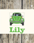 Beetle Car Personalised Towels