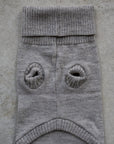 Oatmeal British Wool Dog Jumper