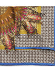 Beetle Parade Earth Pocket Square