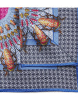 Beetle Parade Sky Pocket Square