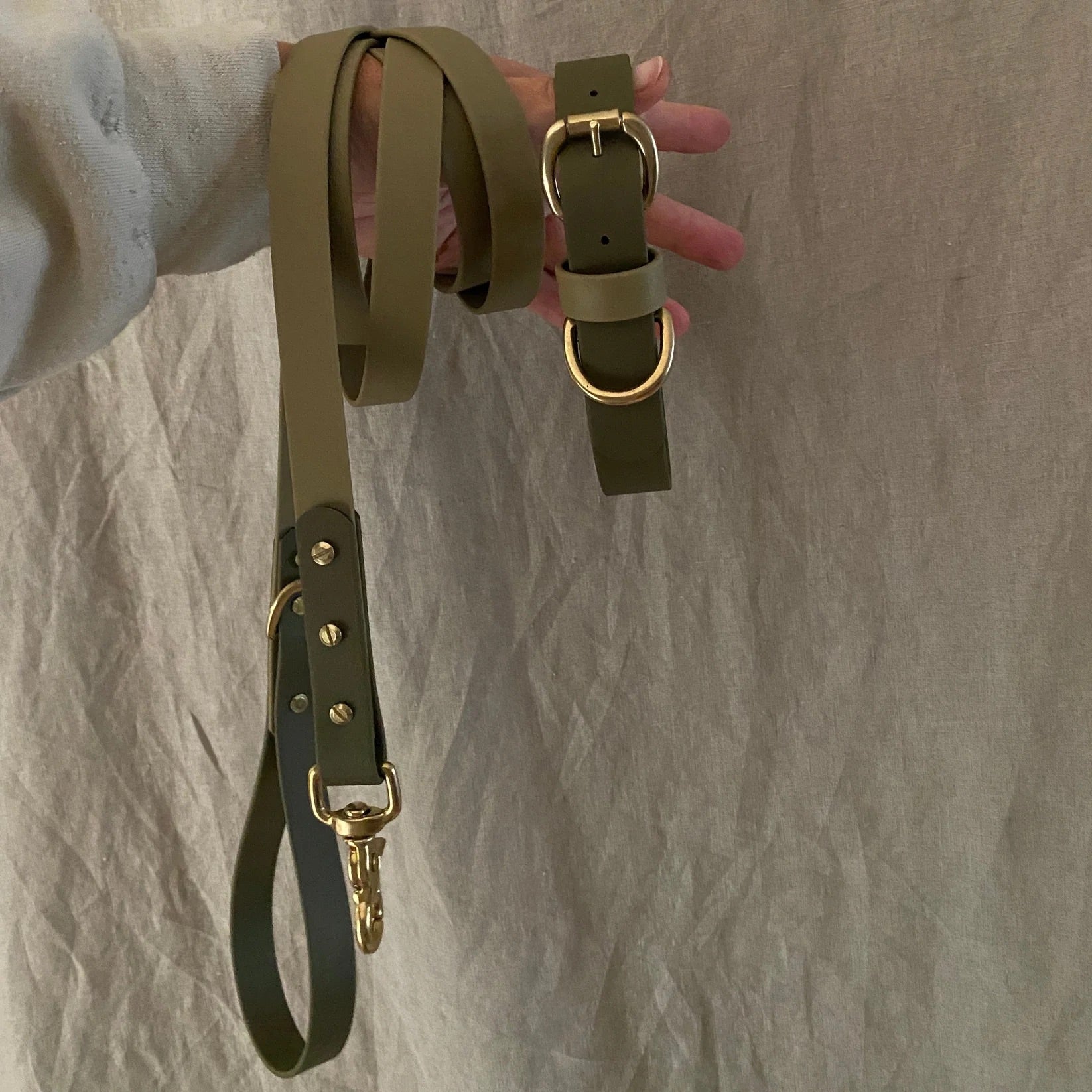 Bentley Olive &amp; Khaki Colour Block Lead