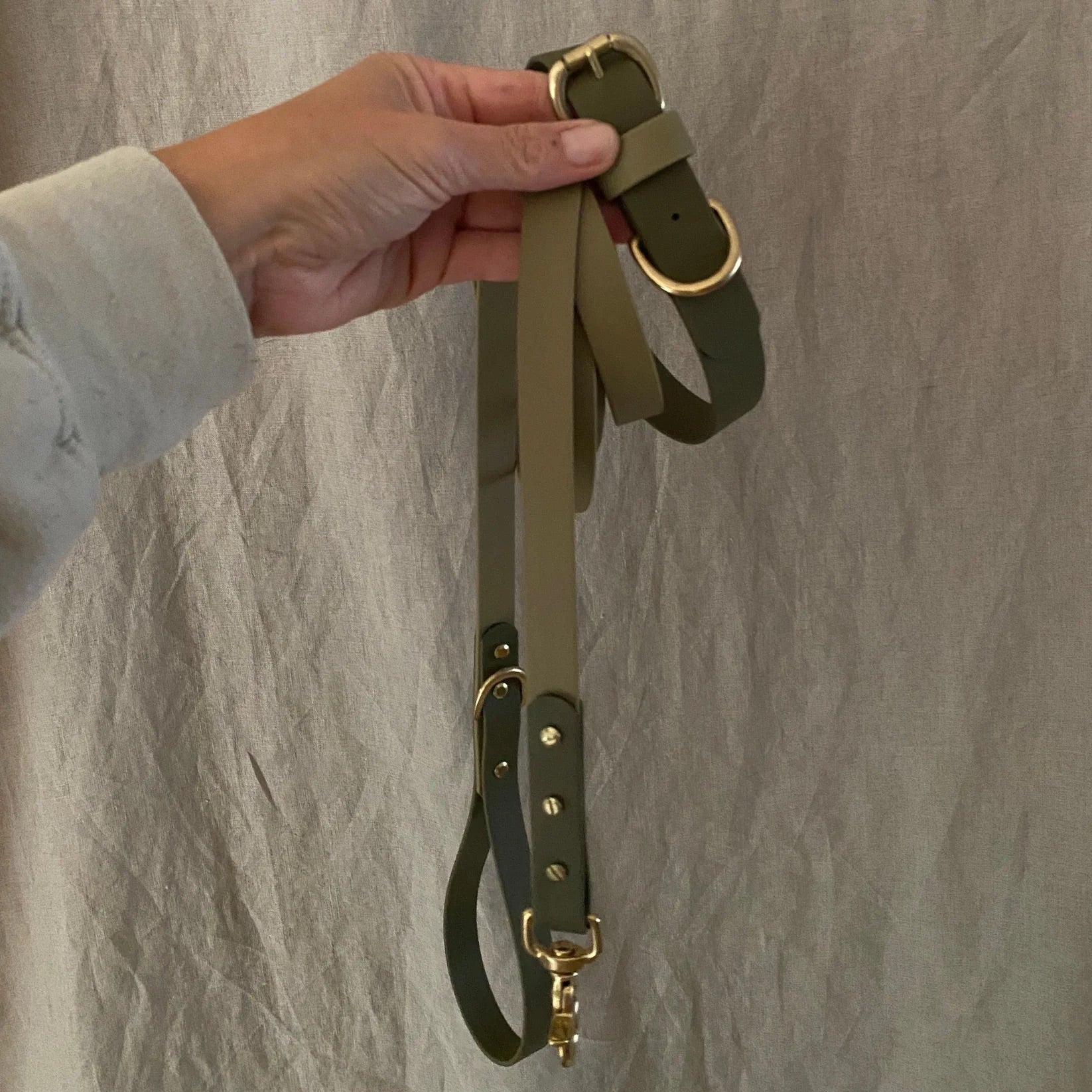 Bentley Olive &amp; Khaki Colour Block Lead