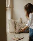 The Betsy Floral Frill Cushion