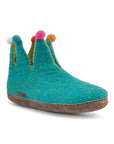 The Jester - Light Blue with Leather