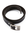 Slim Recycled Tyre Vegan Biker Belt