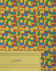 Colourful Building Blocks Wallpaper