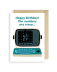 Severance MDR Birthday Card - The Numbers Are Scary