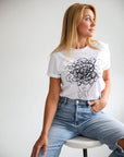 Organic Cotton Oversized T-Shirt - Hidden Messages & Comfort by Black Giraffe Brand at www.brixbailey.com