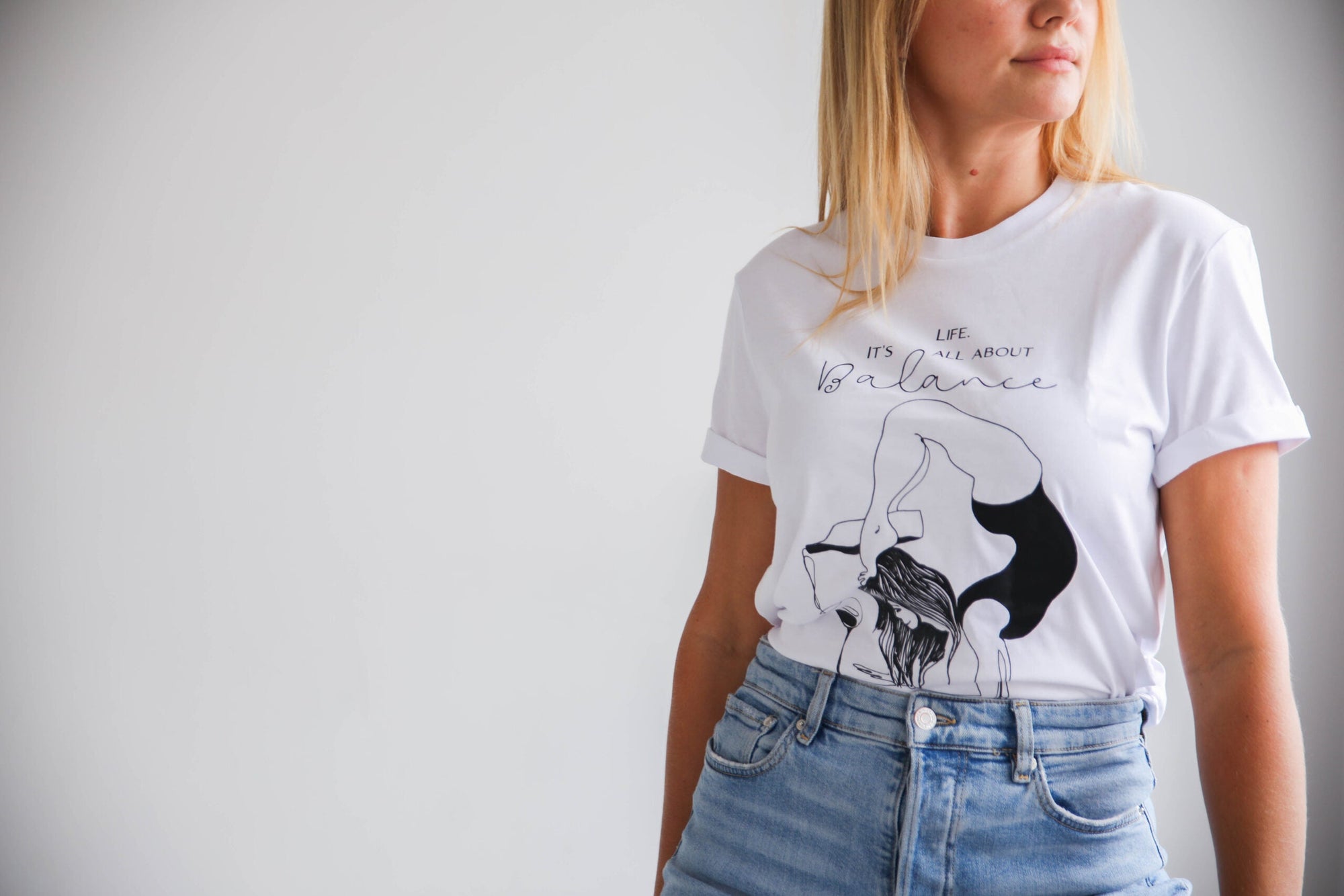 It Is All About Balance Organic Cotton T Shirt