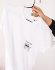 Organic Cotton Oversized T-Shirt with Sassy Cat Design – Comfy & Stylish by Black Giraffe Brand at www.brixbailey.com