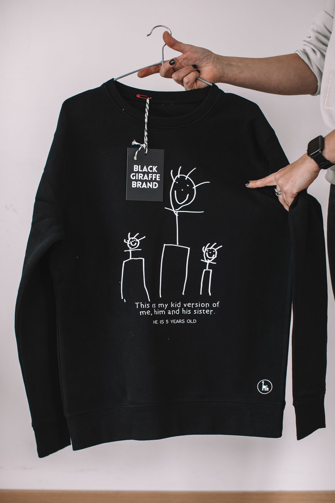 Personalised Sweatshirt with Your Child Drawing