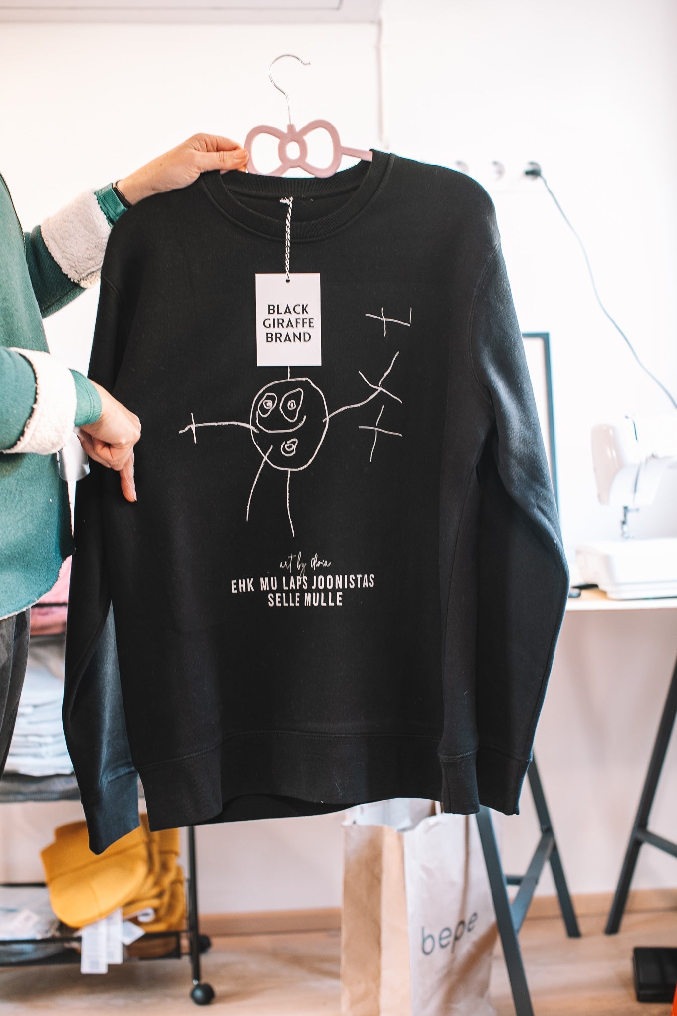Personalised Sweatshirt with Your Child Drawing