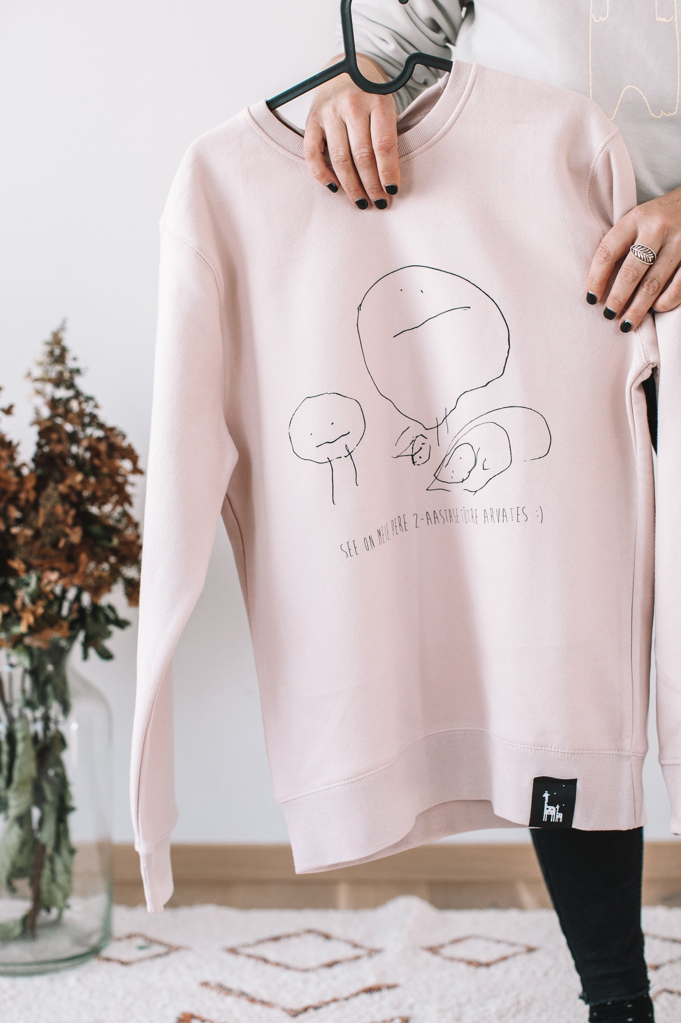 Personalised Sweatshirt with Your Child Drawing