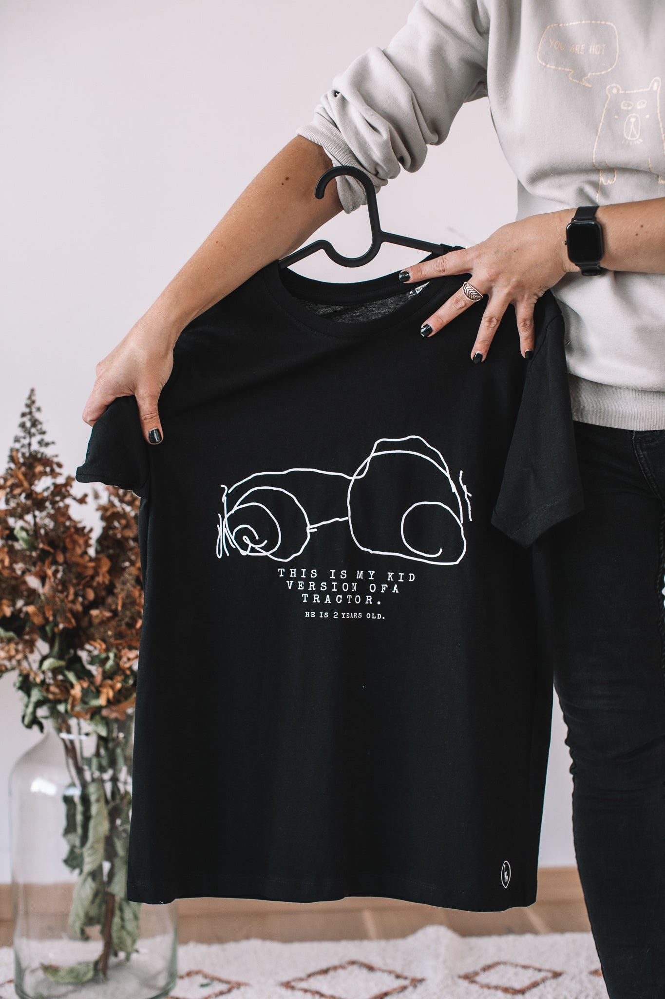 Custom Organic T Shirt with Your Childs Drawing