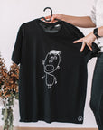 Personalized Organic Cotton T-Shirt – Your Child's Art as Fashion by Black Giraffe Brand at www.brixbailey.com