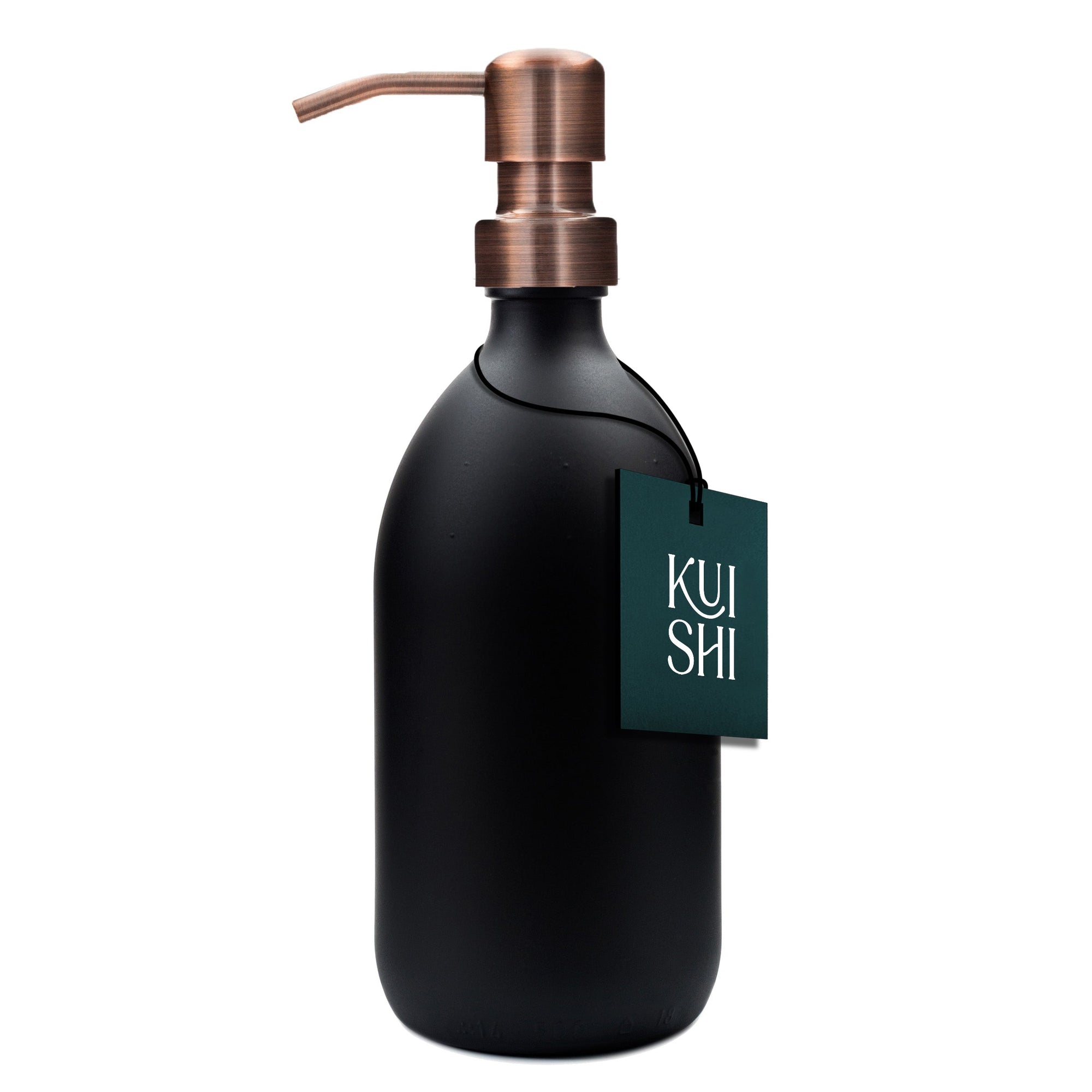 Black Soap Dispenser Stainless Steel Pump-3