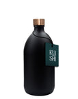 Black Glass Storage Bottle and Cap-3