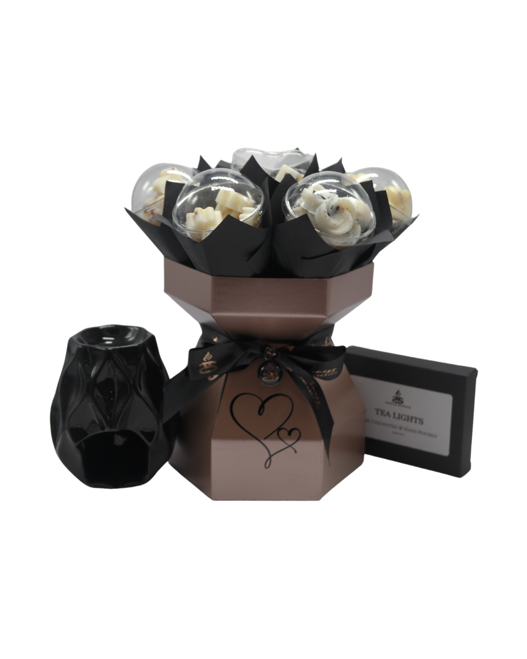 Simple Scents Elegance Wax Melt Flower Bouquet &amp; Wax Melt Burner Gift Set