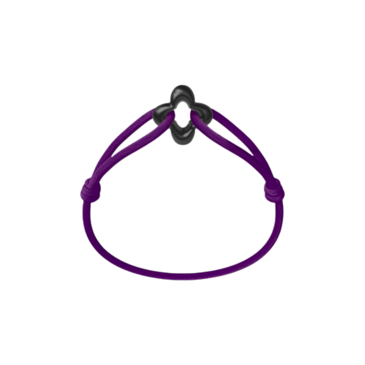 Black Clover Cord Bracelet