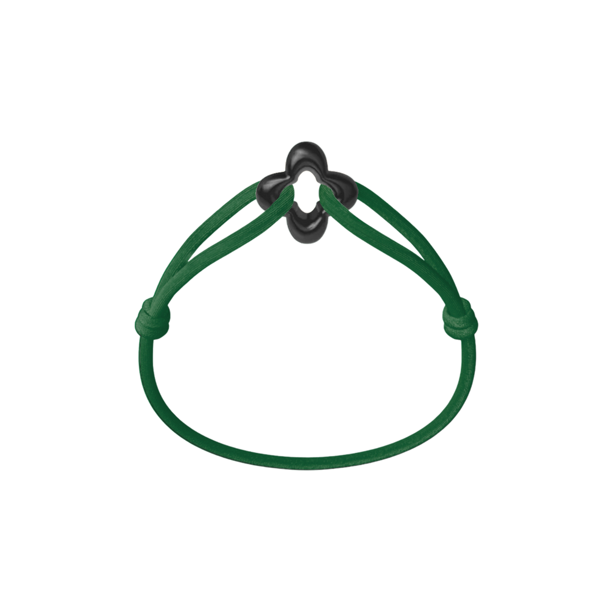 Black Clover Cord Bracelet