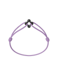 Mini Black Clover Cord Bracelet