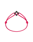 Mini Black Clover Cord Bracelet
