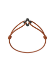 Mini Black Clover Cord Bracelet