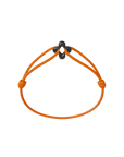 Mini Black Clover Cord Bracelet