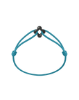 Mini Black Clover Cord Bracelet