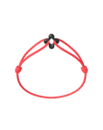 Mini Black Clover Cord Bracelet