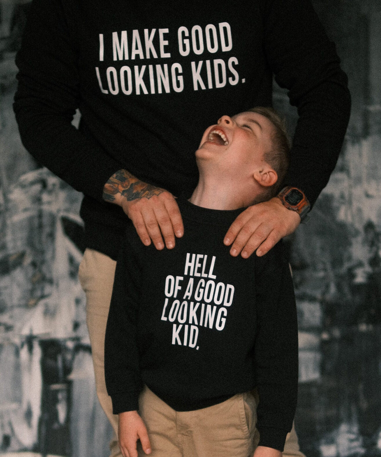 Matching Father &amp; Child Hoodies – Perfect Father&#39;s Day Gift by Black Giraffe Brand at www.brixbailey.com