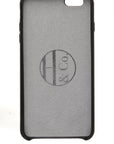 iPhone 6 Plus Case, Black Leather