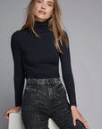 Roll Neck Micro Modal Top